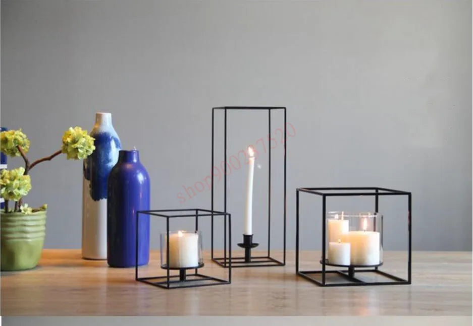 Nordic simple candle holder for the  modern home