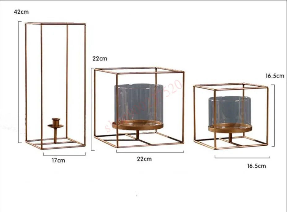 Nordic simple candle holder for the  modern home