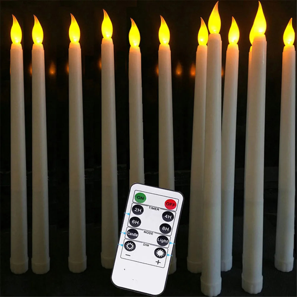 Led Flameless Candle Remote Control 3d Real Flame Flickering