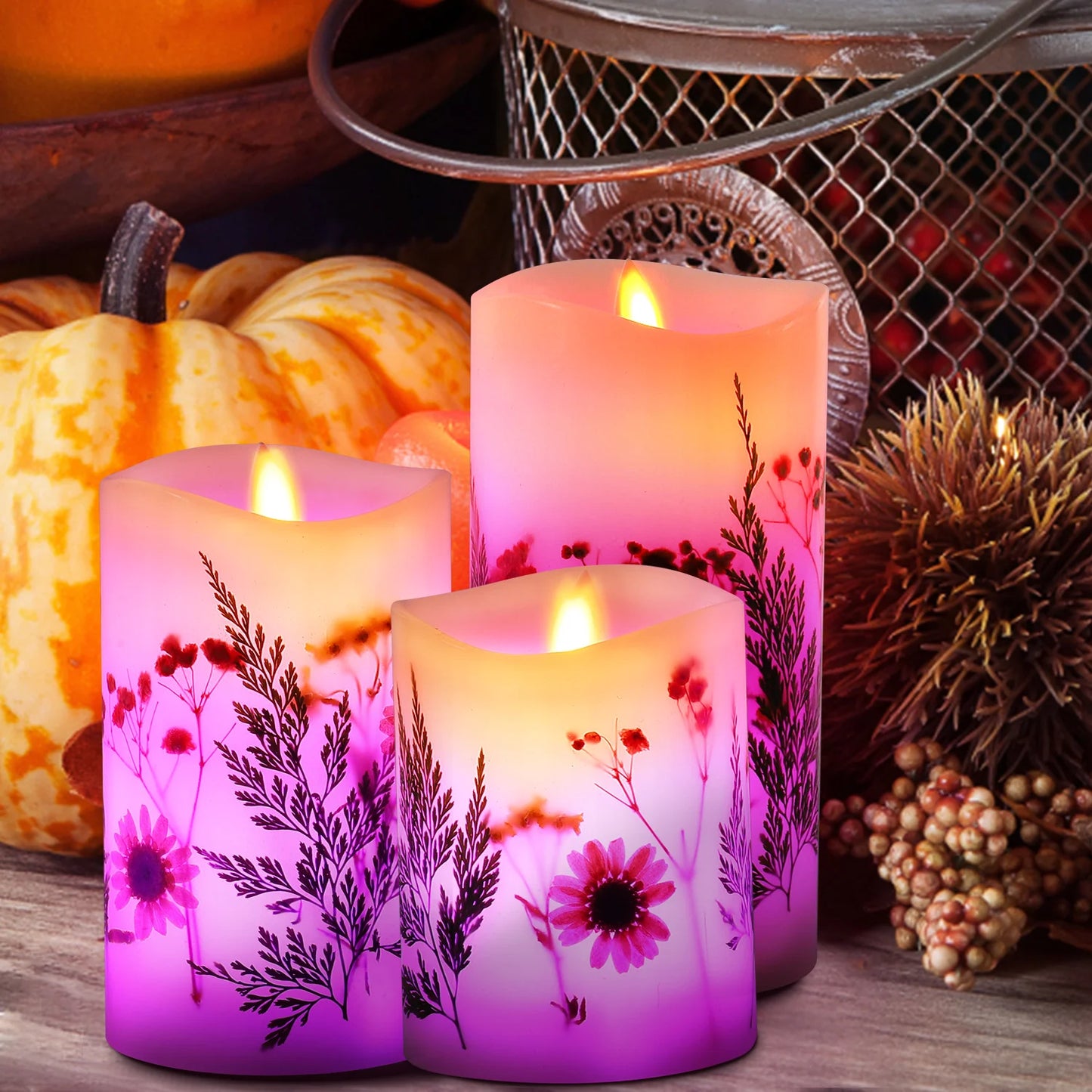 Flameless Candles with Remote Control  for Outdoor  & Indoor