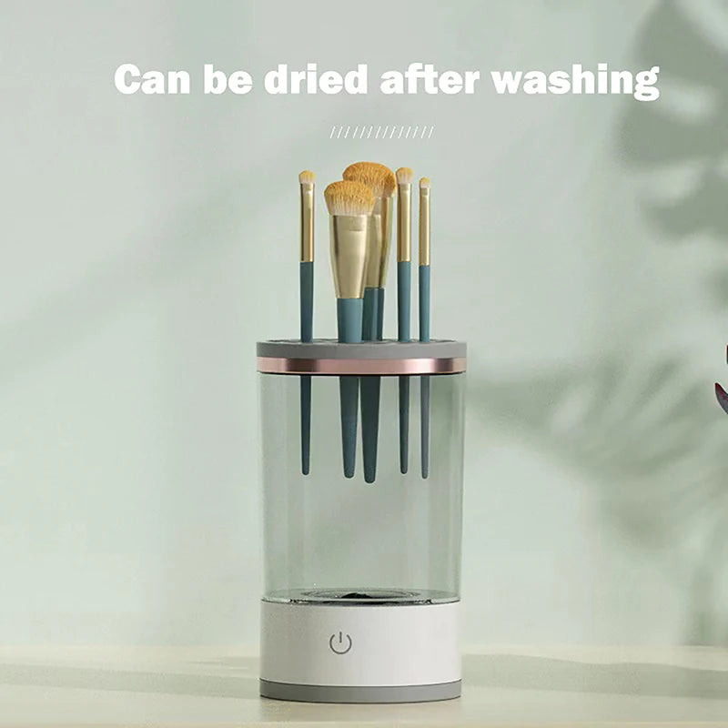 Portable Electric Makeup Brush Cleaner Machine With USB Charging