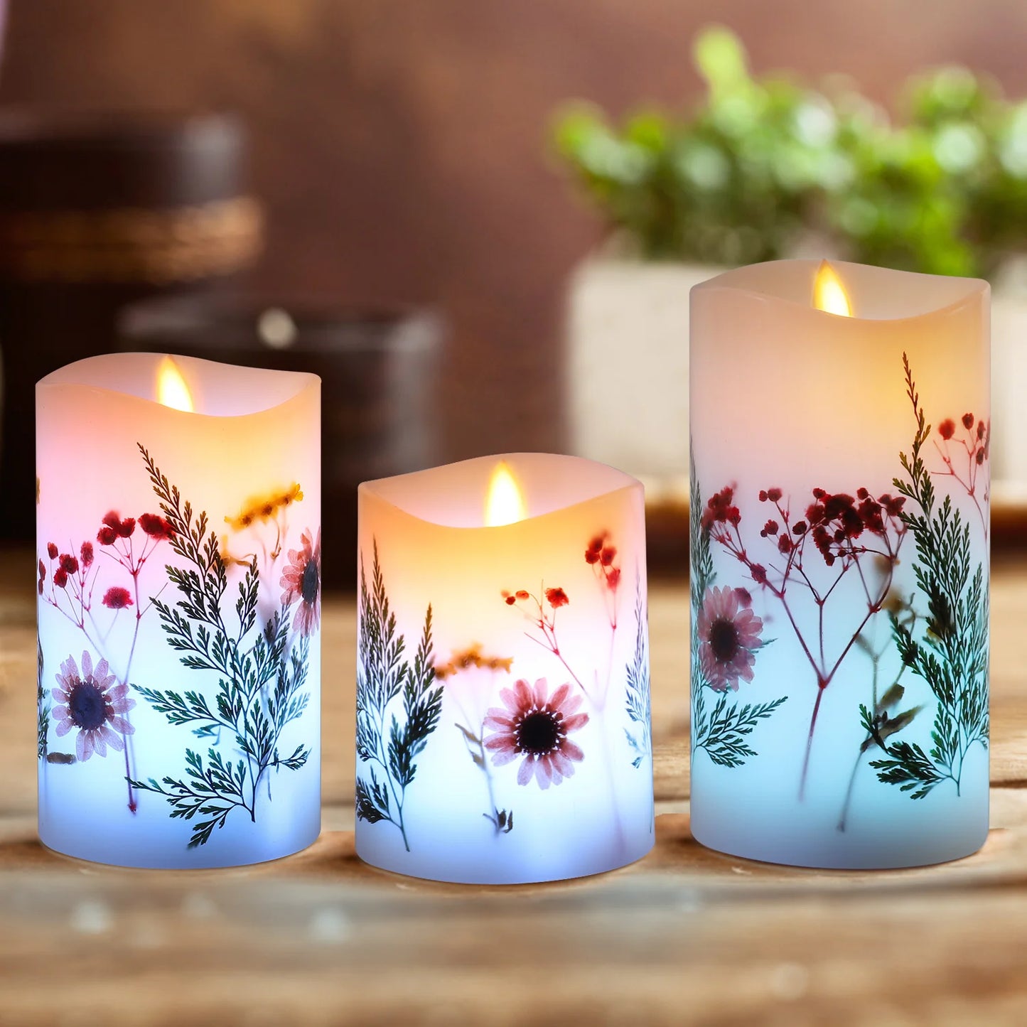 Flameless Candles with Remote Control  for Outdoor  & Indoor