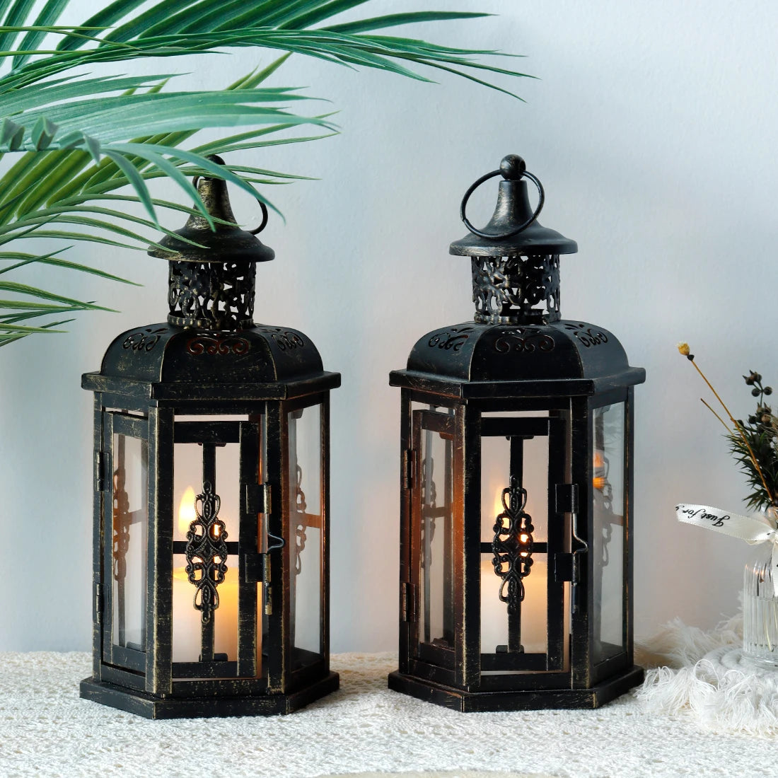 Vintage Nordic Candle Holder Lanterns